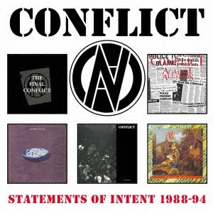 Cover for Conflict · Statements of Intent 1988-94: 5cd Clamshell Box (CD) [Japan Import edition] (2021)