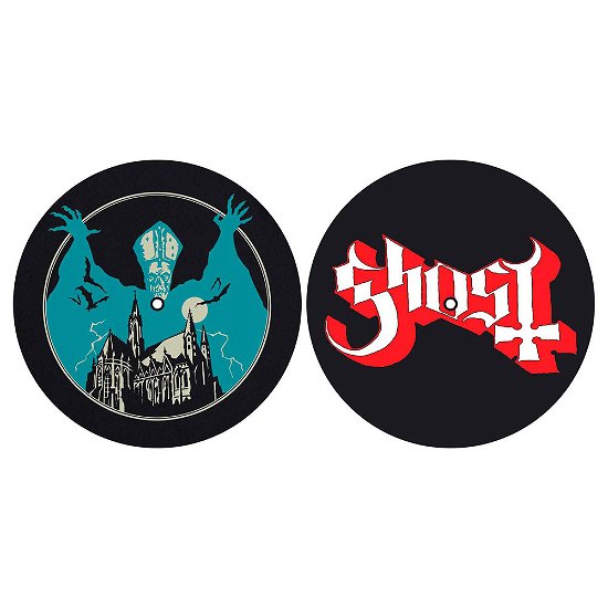 Cover for Ghost · Ghost Turntable Slipmat Set: Opus Eponymous / Logo (Vinyl Accessory)