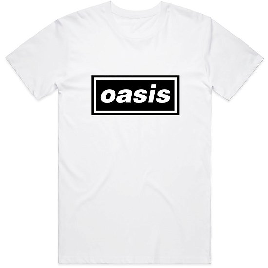 Cover for Oasis · Oasis Unisex T-Shirt: Decca Logo (T-shirt) [size S] [White - Unisex edition] (2019)