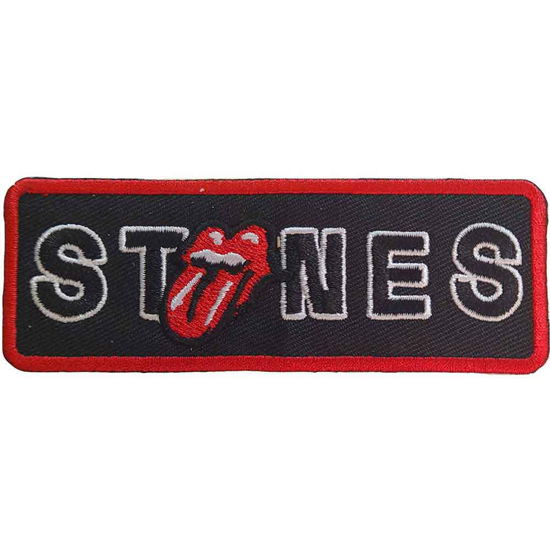 The Rolling Stones Standard Woven Patch: Border No Filter Licks - The Rolling Stones - Fanituote -  - 5056561000794 - 