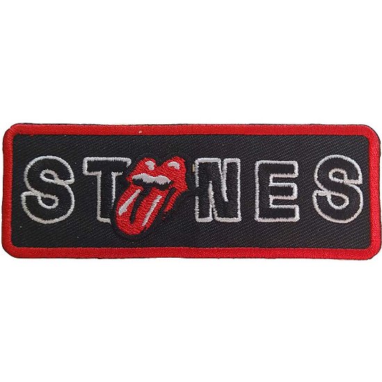 The Rolling Stones Standard Woven Patch: Border No Filter Licks - The Rolling Stones - Merchandise -  - 5056561000794 - 