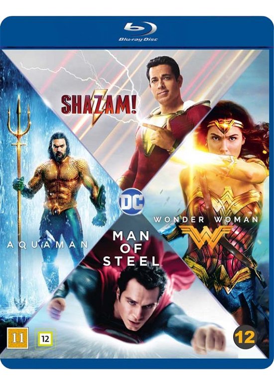Cover for Dc Comics · DC COMICS 4-FILM COLLECTION (4pk) (Blu-ray) (2019)