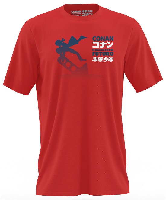 Conan Il Ragazzo Del Futuro: Kiss Red (t-shirt Unisex Tg. S) - Conan Il Ragazzo Del Futuro: Kiss Red (t - Fanituote -  - 8019824019794 - 
