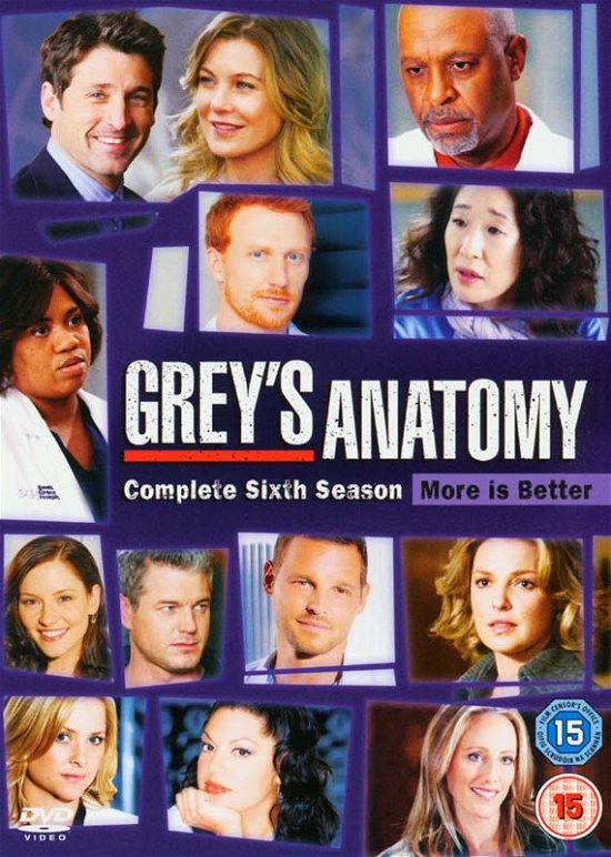 Cover for - No Manufacturer - · Grey's Anatomy Season 6 (DVD) (2011)