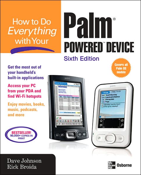 Cover for Dave Johnson · How to Do Everything with Your Palm Powered Device, Sixth Edition (Paperback Book) (2006)