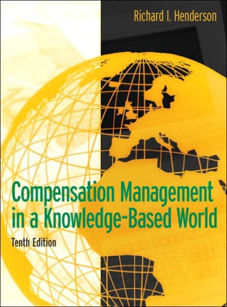 Cover for Richard Henderson · Compensation Management in a Knowledge-Based World (Hardcover bog) (2005)