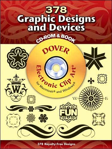 Cover for Dover · 378 Graphic Designs and Devices - Dover Electronic Clip Art (Book) (2008)