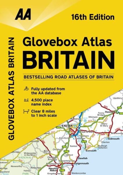 Cover for AA Publishing · AA Glovebox Atlas Britain (Spiralbok) [16 Revised edition] (2018)