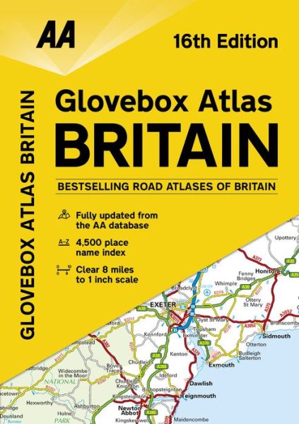 Cover for AA Publishing · AA Glovebox Atlas Britain (Spiralbuch) [16 Revised edition] (2018)