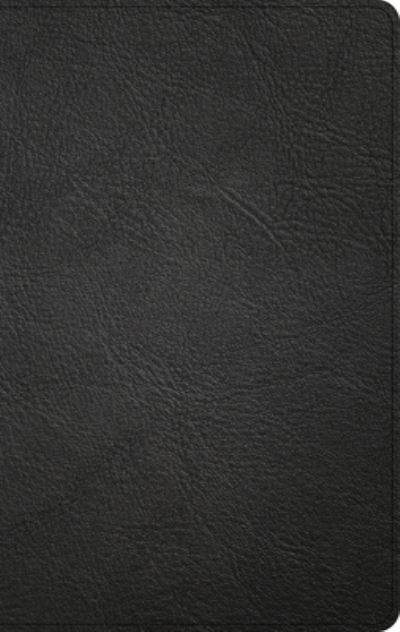 Cover for Holman Bible Publishers · KJV Thinline Reference Bible, Black Genuine Leather (Lederbuch) (2022)