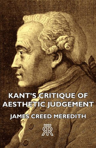 Cover for James Creed Meredith · Kant's Critique of Aesthetic Judgement (Paperback Book) (2007)