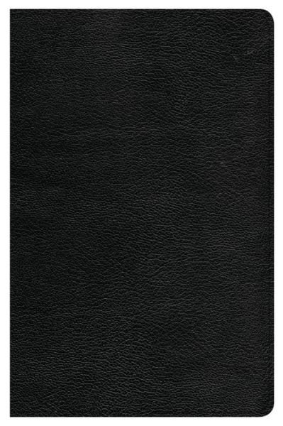 Cover for CSB Bibles by Holman CSB Bibles by Holman · CSB Large Print Personal Size Reference Bible, Black Genuine Leather, Indexed (Leather Book) (2018)
