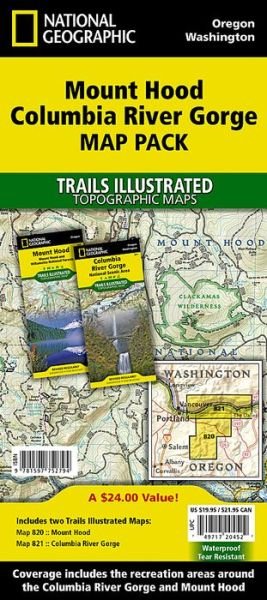 Cover for National Geographic Maps · Mt. Hood, Map Pack Bundle: Trails Illustrated National Parks (Kort) (2023)