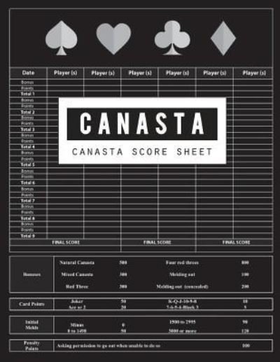 Cover for Bg Publishing · Canasta Score Sheet (Taschenbuch) (2018)