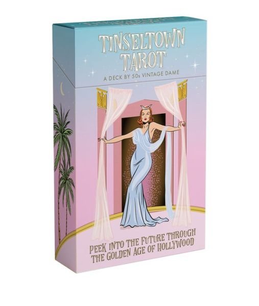 Cover for Tinseltown Tarot: A look into your future through the golden age of Hollywood (Flashkort) (2022)