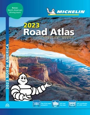 Cover for Michelin · Road Atlas 2023 - USA, Canada, Mexico (A4-Spiral) (Spiralbuch) (2022)