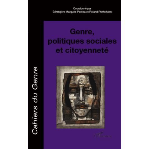Cover for Marques Pereira · Genre, politiques sociales et citoyenneté (Paperback Book) (2020)