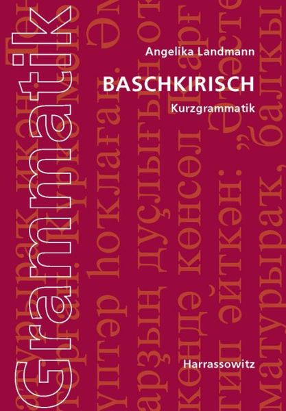 Cover for Angelika Landmann · Baschkirische Kurzgrammatik (Paperback Book) (2015)