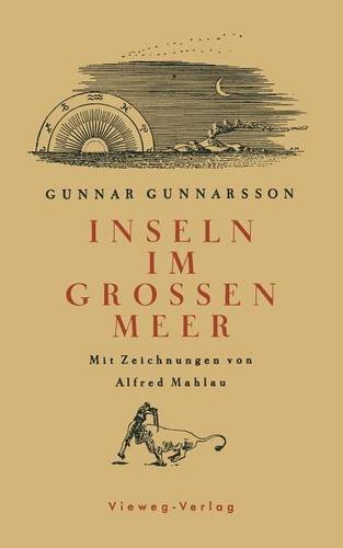 Cover for Gunnar Gunnarsson · Inseln Im Grossen Meer (Taschenbuch) [Softcover Reprint of the Original 1st 1938 edition] (1938)
