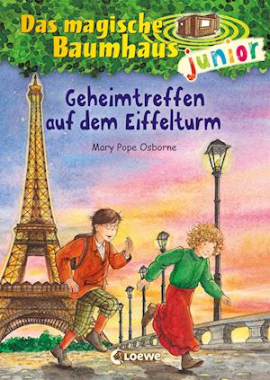 Das magische Baumhaus junior (Band 32) - Geheimtreffen auf dem Eiffelturm - Mary Pope Osborne - Böcker - Loewe - 9783743212794 - 8 mars 2023