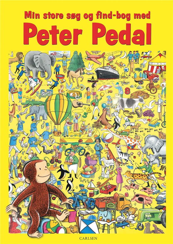 Min store søg og find-bog med Peter Pedal - H. A. Rey - Bücher - CARLSEN - 9788711991794 - 19. Januar 2021