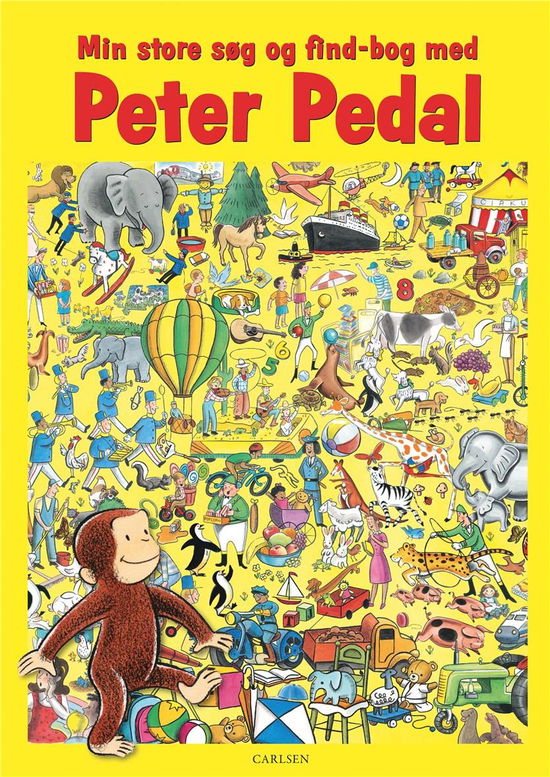 Min store søg og find-bog med Peter Pedal - H. A. Rey - Bøger - CARLSEN - 9788711991794 - 19. januar 2021