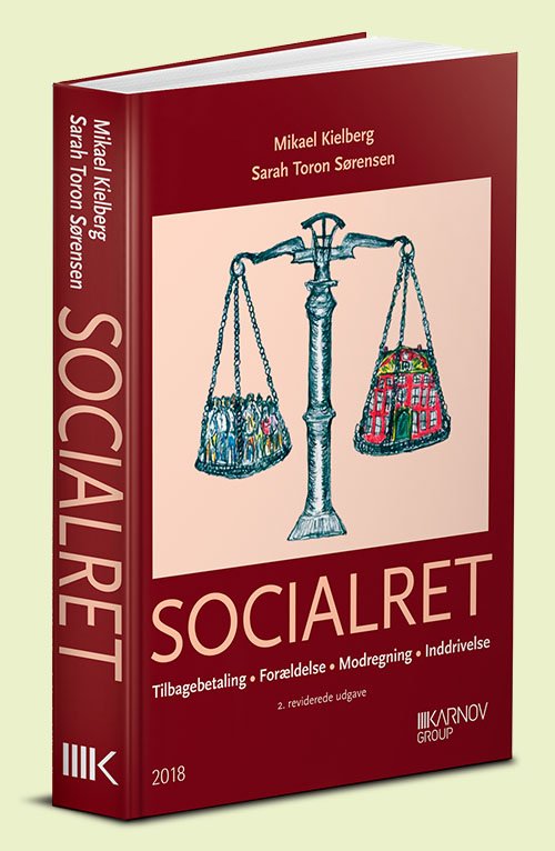 Cover for Mikael Kielberg &amp; Sarah Toron Sørensen · Socialret (Sewn Spine Book) [2. Painos] (2018)
