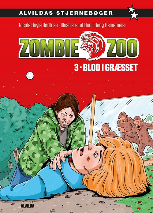 Cover for Nicole Boyle Rødtnes · Zombie zoo: Zombie zoo 3: Blod i græsset (Indbundet Bog) [1. udgave] (2018)
