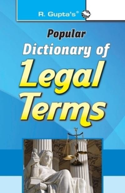 Cover for Rph Editorial Board · Dictionary of Legal Terms (Pocketbok) (2020)
