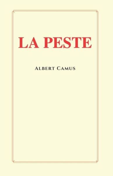Cover for Albert Camus · La Peste (Paperback Bog) (2019)