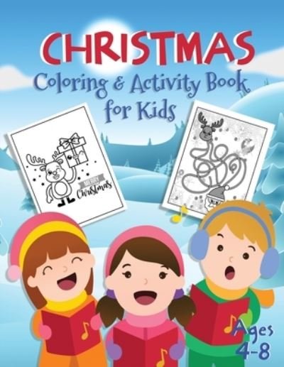 Cover for Bumblebob Books · Christmas Coloring &amp; Activity Book Ages 4-8 (Paperback Book) (2020)