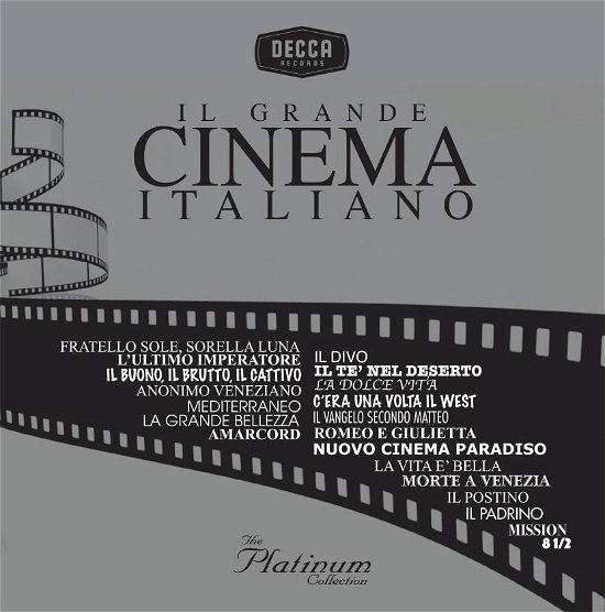 Il Grande Cinema Italiano - V/A - Musik - UNIVERSAL - 0028948411795 - 4. oktober 2019