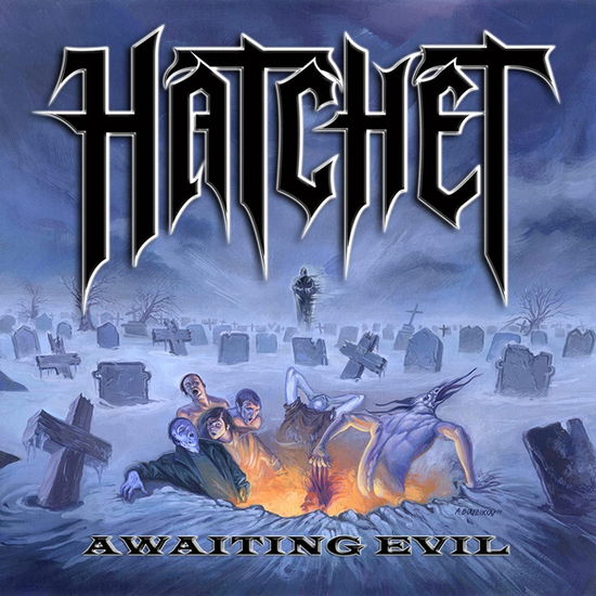 Cover for Hatchet · Awaiting Evil (Blue Vinyl) (LP) [Limited edition] (2022)