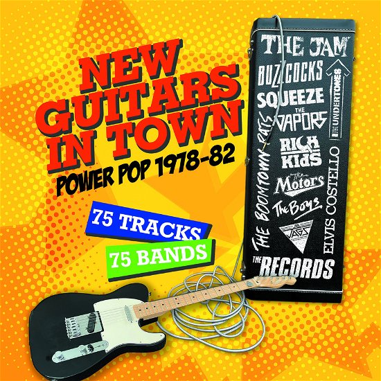 New Guitars In Town - Power Pop 1978-82 (Clamshell) - New Guitars in Town: Power Pop 1978-1982 / Various - Musique - CHERRY RED - 5013929116795 - 16 février 2024