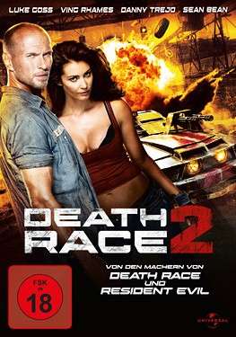 Death Race 2 - Luke Goss,ving Rhames,danny Trejo - Filmy - UNIVERSAL PICTURES - 5050582857795 - 3 listopada 2011