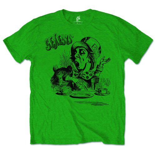 Cover for Genesis · Genesis Unisex T-Shirt: Mad Hatter (T-shirt) [size S] [Green - Unisex edition]