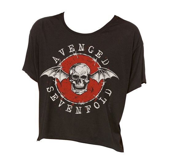 Cover for Avenged Sevenfold =t-shir · Bat Skull Red Girlie / Black / Floppy T-shirt (MERCH) [size S] (2016)