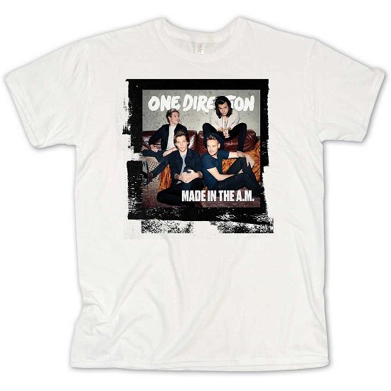 One Direction Unisex Tee: Made in the A.M. - One Direction - Merchandise - Global - Apparel - 5056170630795 - 