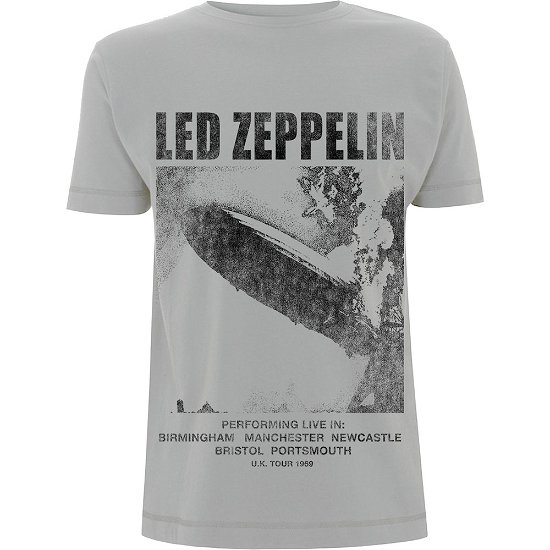 Led Zeppelin Unisex T-Shirt: UK Tour '69 LZ1. - Led Zeppelin - Produtos -  - 5056187713795 - 