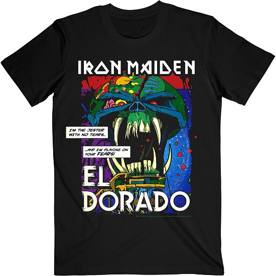 Iron Maiden Unisex T-Shirt: El Dorado - Iron Maiden - Fanituote -  - 5056368673795 - 