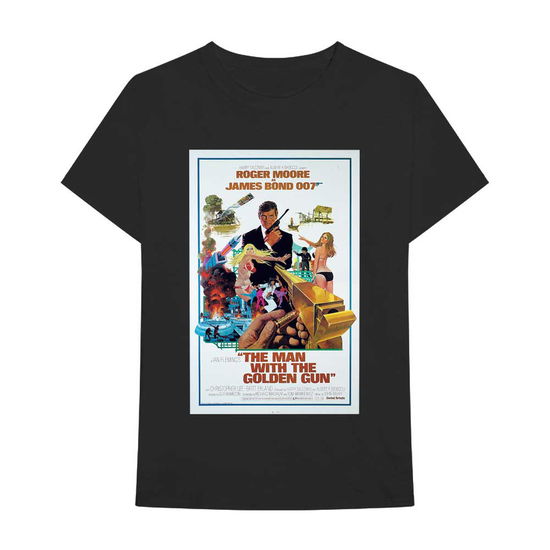 James Bond 007 Unisex T-Shirt: The Man With The Golden Gun Poster - James Bond 007 - Merchandise -  - 5056561016795 - 