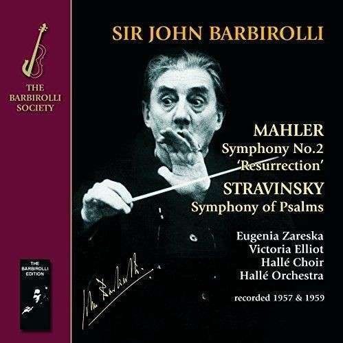 Cover for Halle or / Sir John B · Mahler &amp; Stravinsky - Resurrection Sympho (CD) (2014)