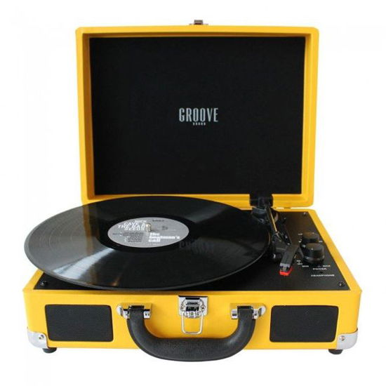 Groove Sound: Yellow - Portable Record Player - Produtos -  - 5705535052795 - 1 de março de 2015