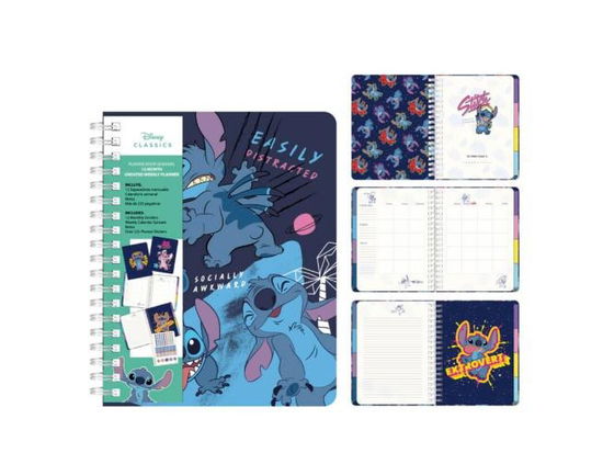 STITCH - Undated Weekly Planner Calendar + Divider - Stitch - Merchandise -  - 8445484310795 - 