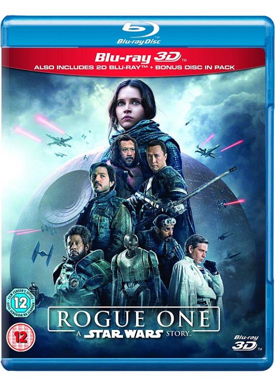 Cover for Rogue One 3D (Region Free - NO RETURNS) · Star Wars - Rogue One A Star Wars Story 3D+2D (Blu-ray) (2017)
