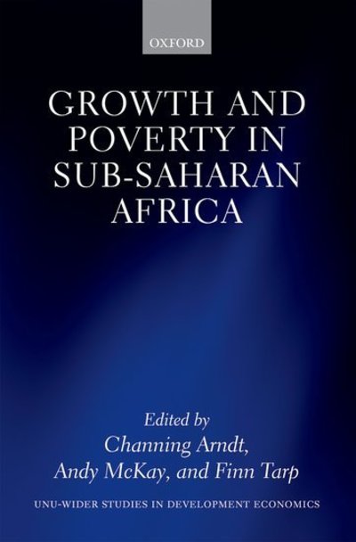 Cover for Amy Kind · Growth and Poverty in Sub-Saharan Africa - WIDER Studies in Development Economics (Hardcover Book) (2016)