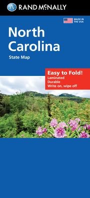 Cover for Rand McNally · Rand McNally Easy to Fold: North Carolina State Laminated Map (Map) (2021)