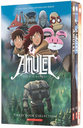 Amulet Box Set: Books 1-3 - Amulet - Kazu Kibuishi - Bücher - Scholastic Inc. - 9780545643795 - 29. Oktober 2013