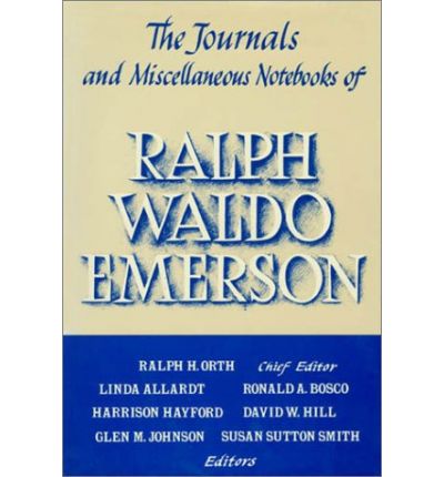 Cover for Ralph Waldo Emerson · Journals and Miscellaneous Notebooks of Ralph Waldo Emerson (1866â€“1882) - Ralph Waldo Emerson (Hardcover Book) (1982)