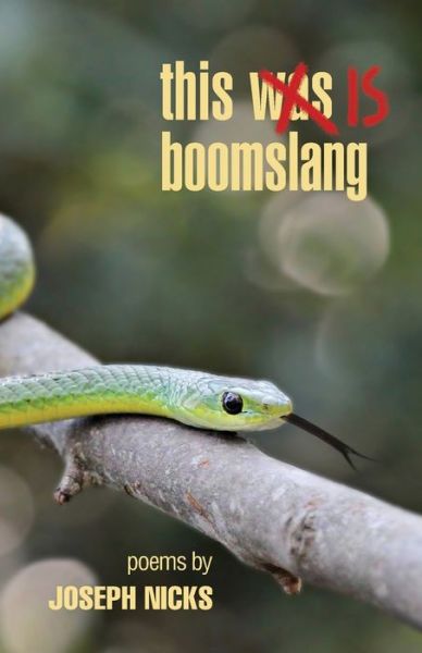 Cover for Joseph Nicks · This is Boomslang (Pocketbok) (2020)